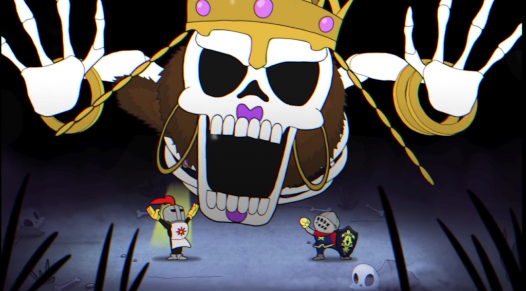 Check out this video that gets Dark Souls in our Cuphead
