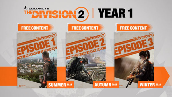 The Division 2 unveils a year’s worth of free DLC