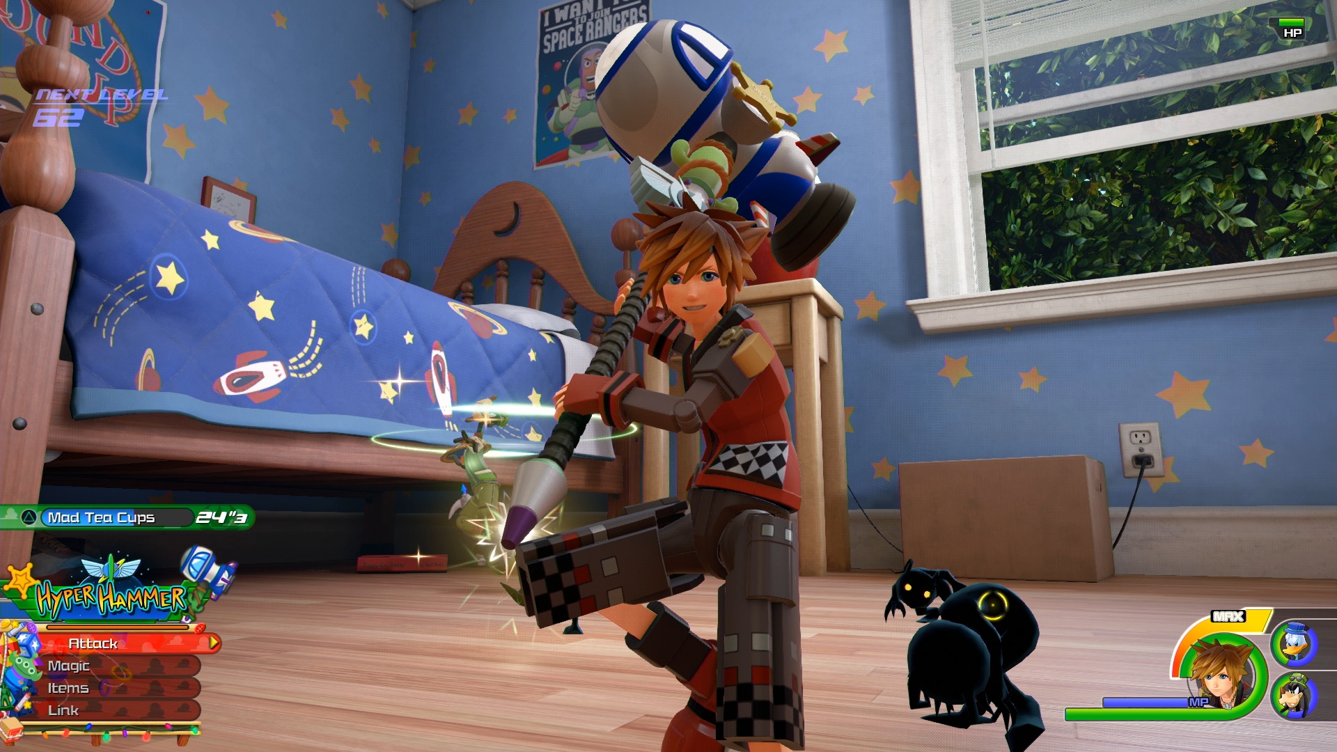 New Kingdom Hearts 3 footage shows Sora battling the Heartless in Andy’s room