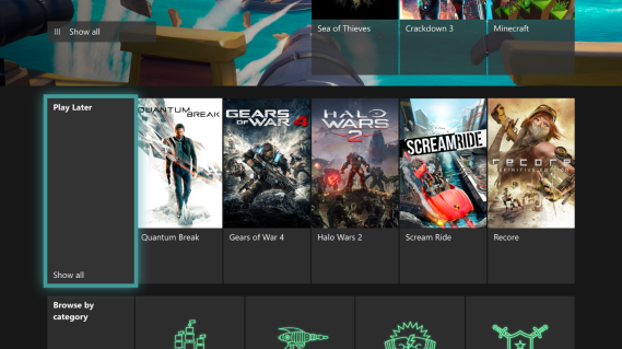 Xbox adds Play Later feature for Xbox Games Pass in new console update