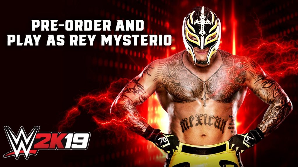 Rey Mysterio confirmed as pre-order DLC for WWE 2K19