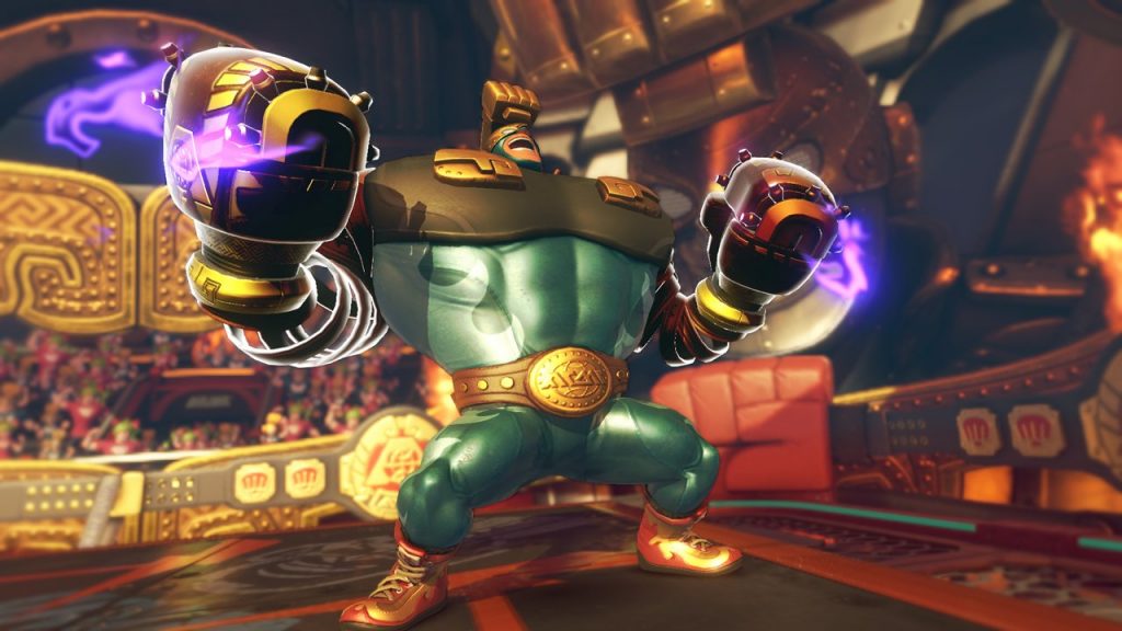 Arms update version 2.0 adds Max Brass and a new versus mode