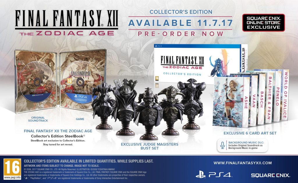 Final Fantasy XII: The Zodiac Age Collector’s Edition revealed