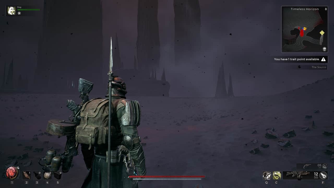 Remnant 2 Engineer: The player standing on N'Erud.