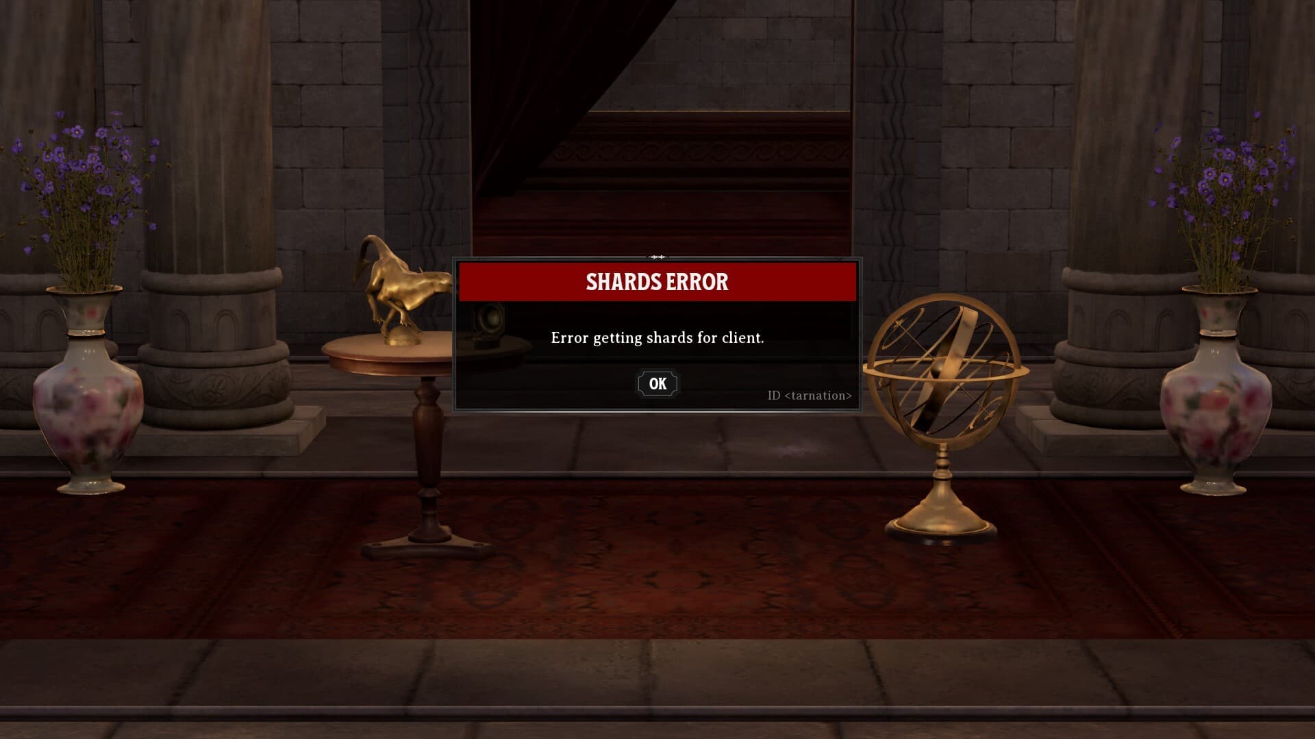 Is nightingale down? Shards error