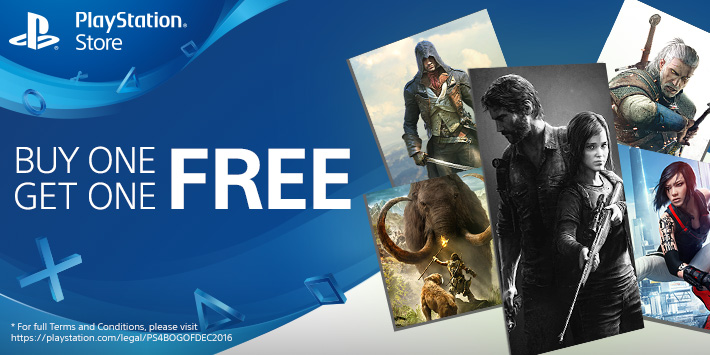Sony’s running a Buy One Get One Free sale on PlayStation Store