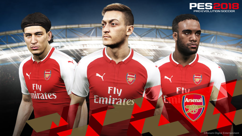 Konami and Arsenal Football Club become official partners