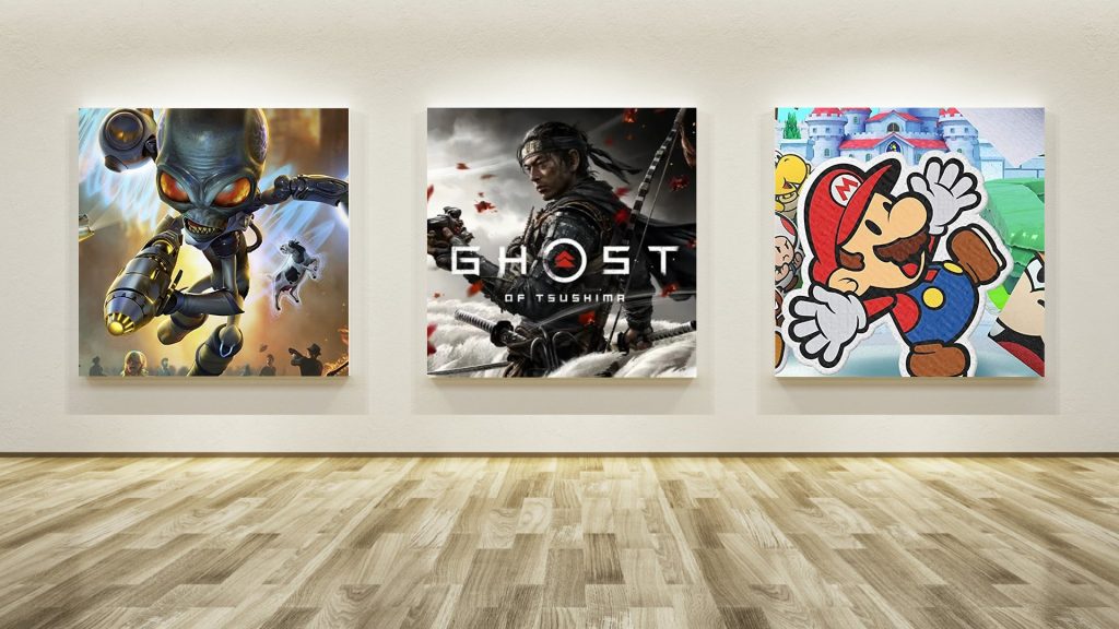 Game Box Art Critique July: The Ghost of Tsushima, Destroy all Humans!, Paper Mario: The Origami King