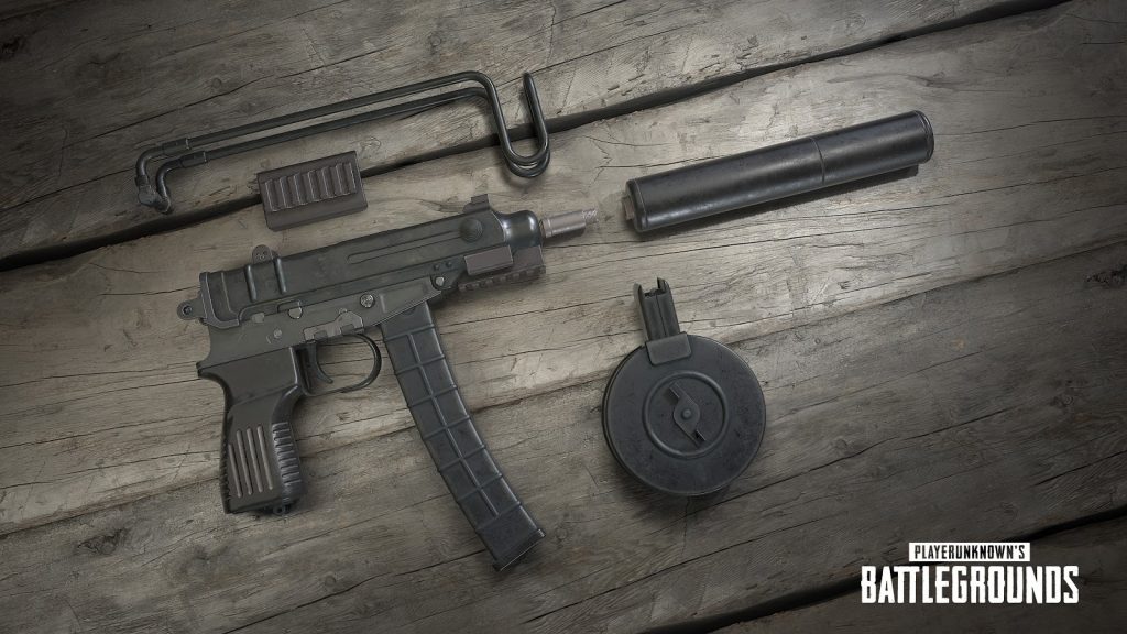 PUBG update 23 includes the Skorpion full-auto pistol