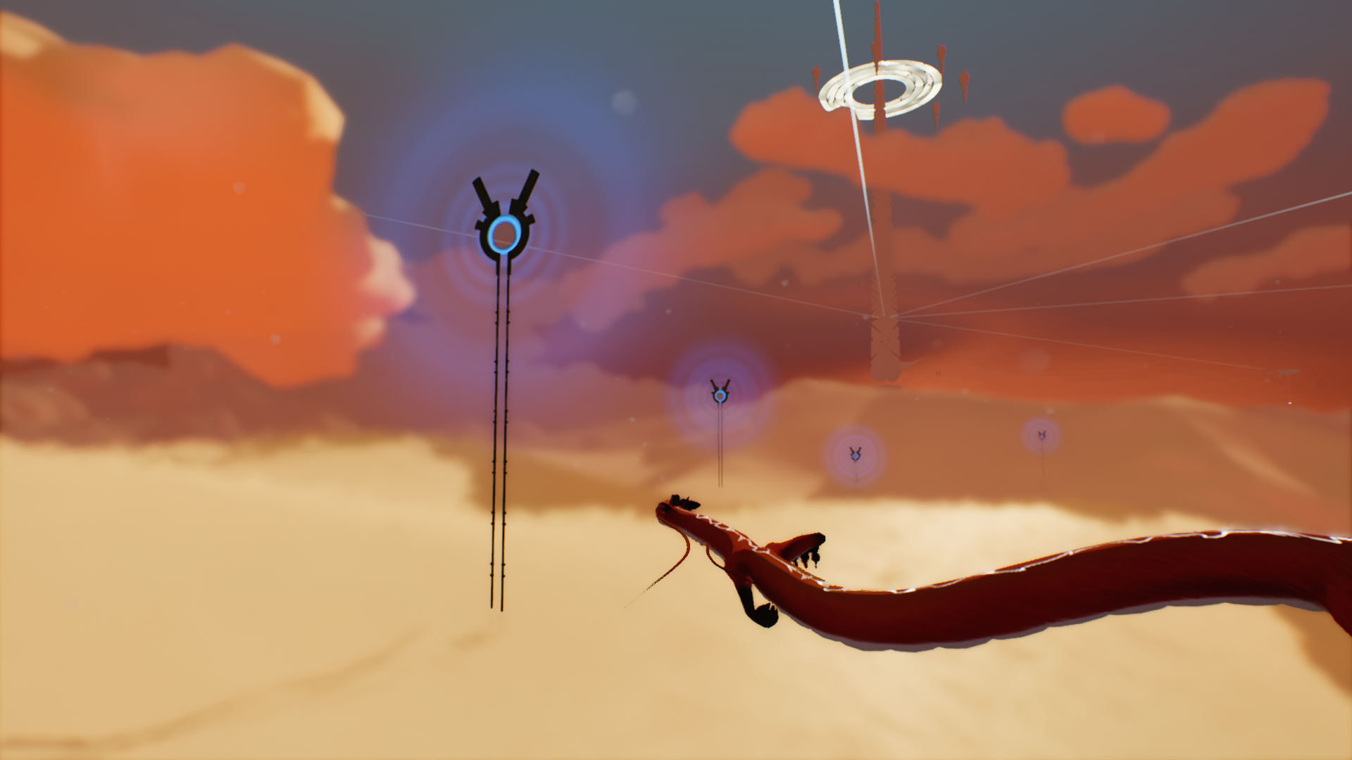 New Journey-esque indie game Oure is revealed for and out on PlayStation today