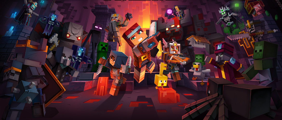 Minecraft Dungeons will not use online matchmaking in multiplayer mode
