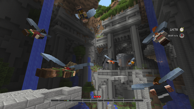 Glide Mini Game launches free for console Minecraft tomorrow