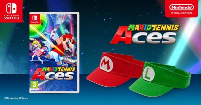 You can get a Mario or Luigi visor by pre-ordering Mario Tennis Aces