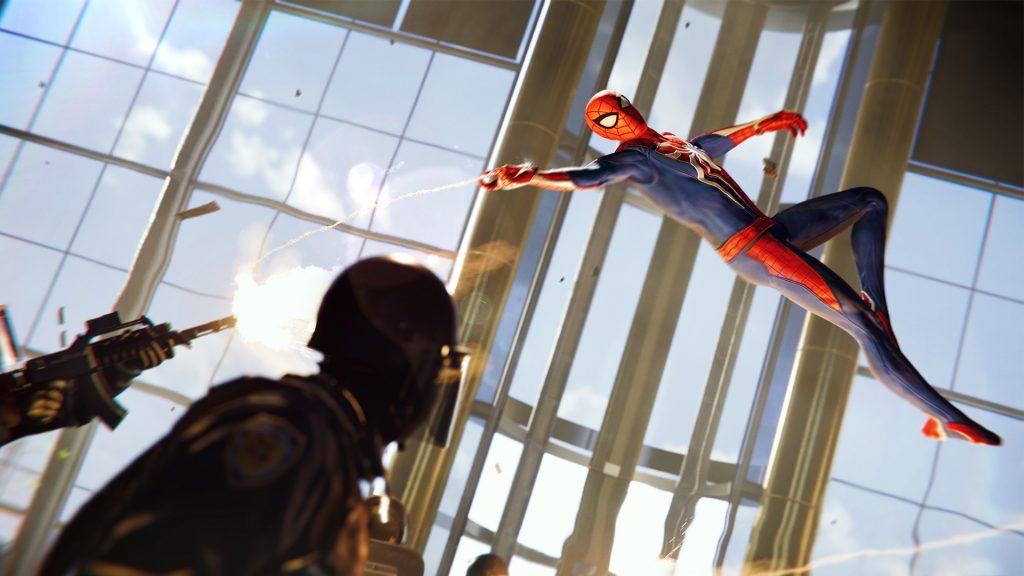 Spider-Man gameplay launch trailer does whatever a spider can