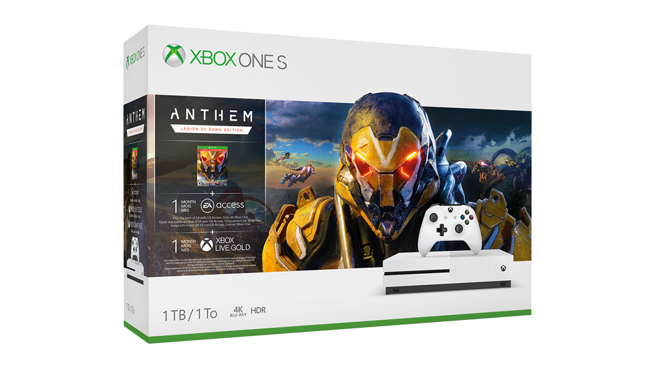 Microsoft unveils Anthem Xbox One S bundle