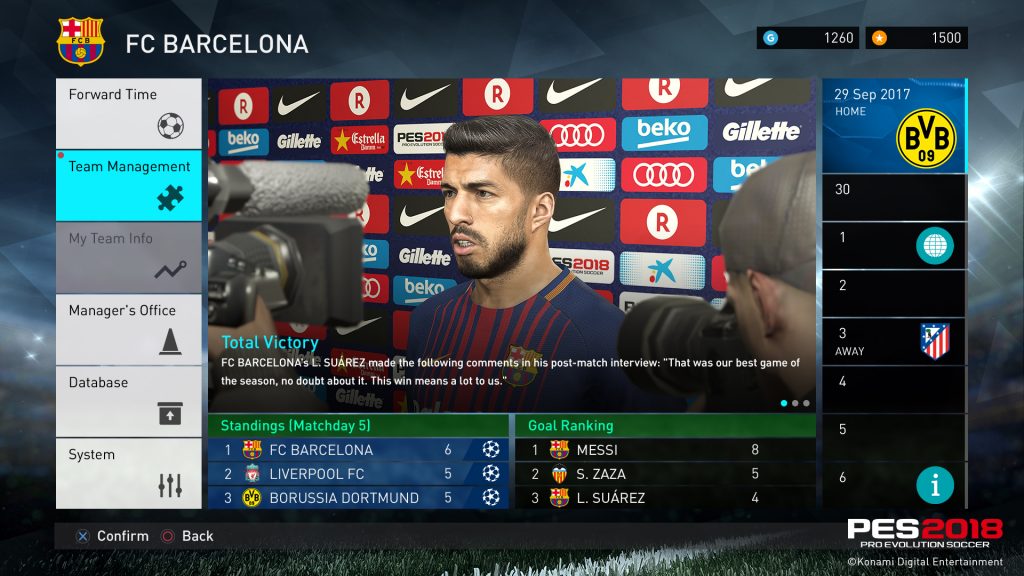 Over 100 players get new faces in PES 2018 update