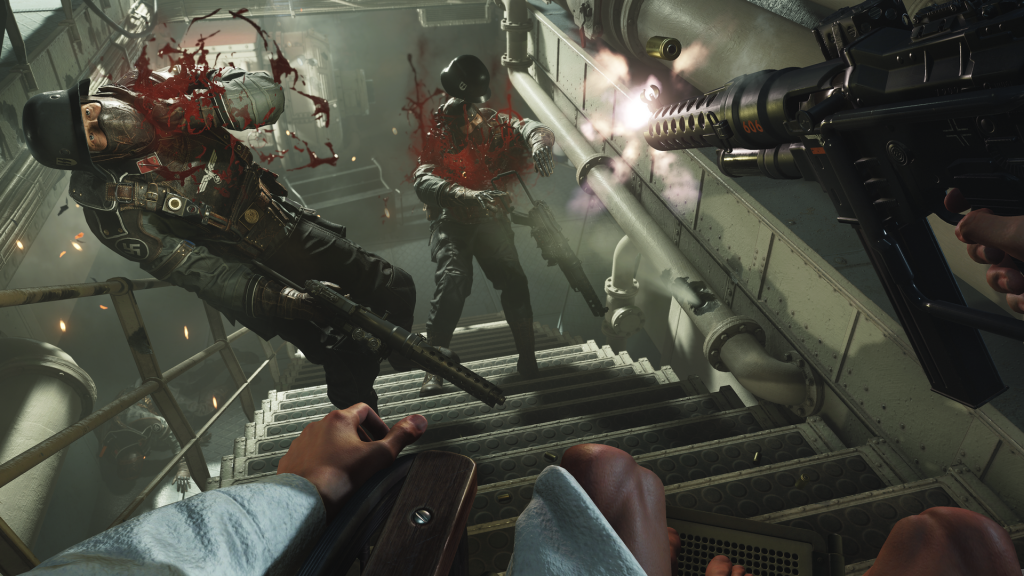 You can play a bit of Wolfenstein 2 for free now, which is nice