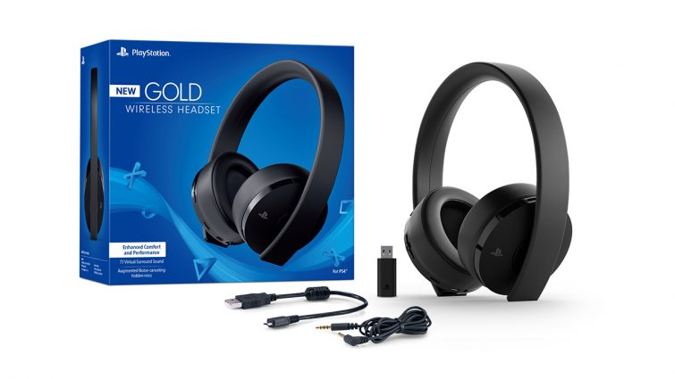 Sony unveils a flashy (and likely pricey) Gold Wireless Headset for PS4