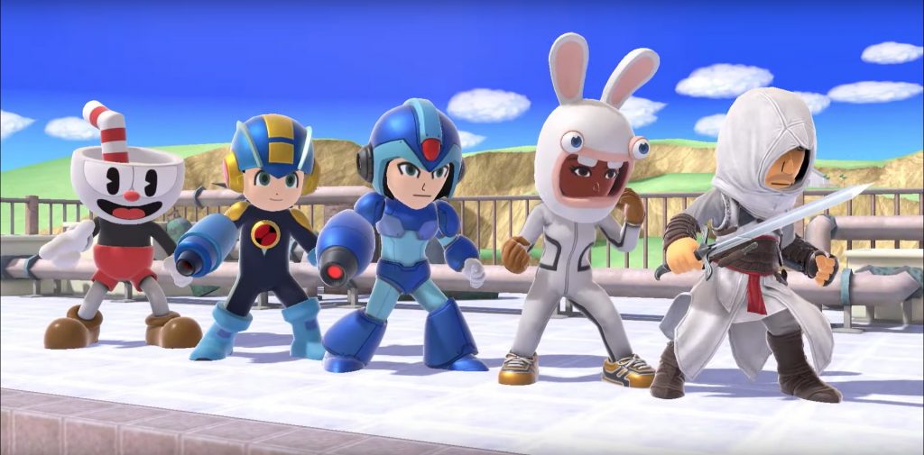 Super Smash Bros. Ultimate Mii Fighters get Altair and Cuphead costumes