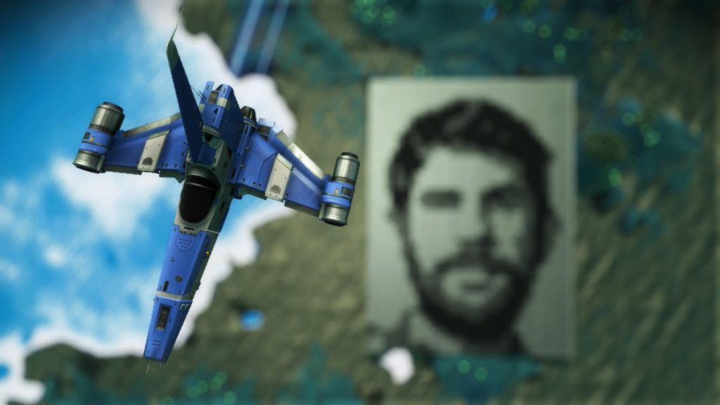 Someone built a giant Sean Murray face in No Man’s Sky