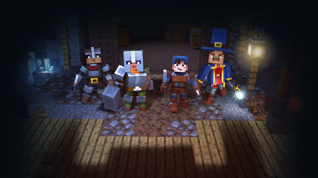 Minecraft Dungeons cross-platform support launches next week