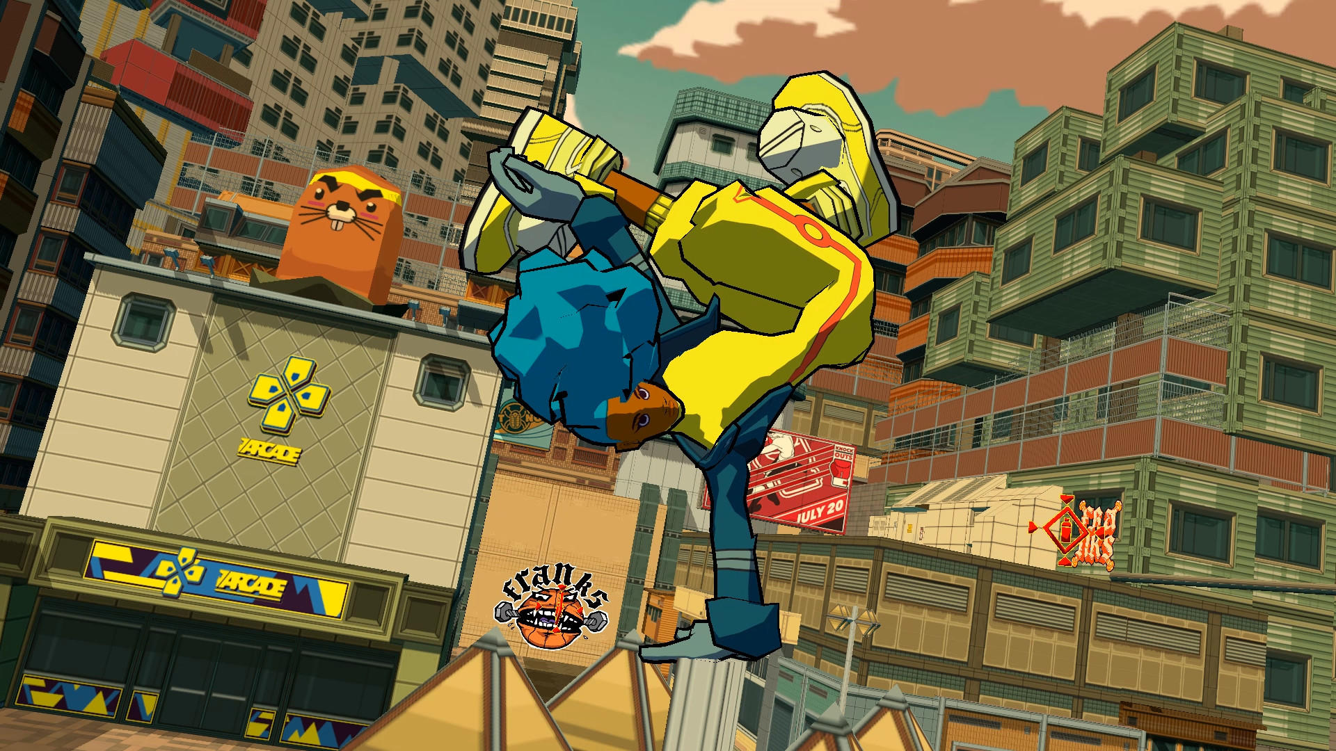 Bomb Rush Cyberfunk looks like a stylish spiritual successor to Jet Set Radio