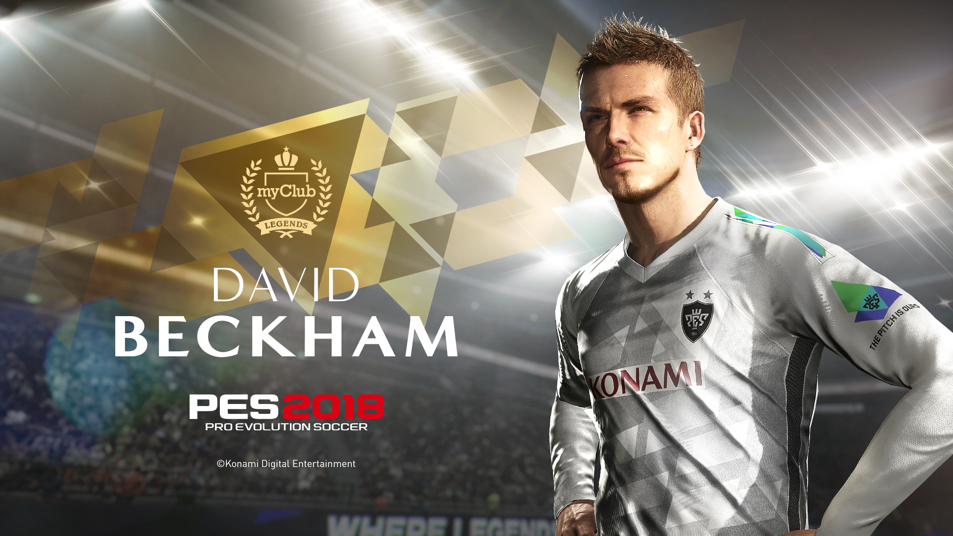 PES 2018 signs up David Beckham as a PES Legend Ambassador