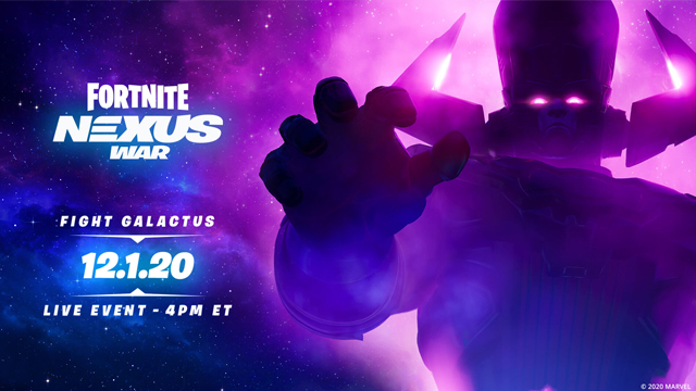 Fortnite Nexus War’s finale brings Galactus on December 1