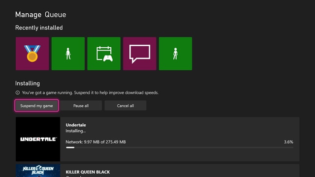 Xbox adding game suspend feature to increase console download speeds in forthcoming update