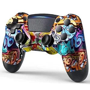 The TIANHOO Wireless Controller, featuring graffiti-inspired designs, is a unique and artistic playstation 4 controller.
