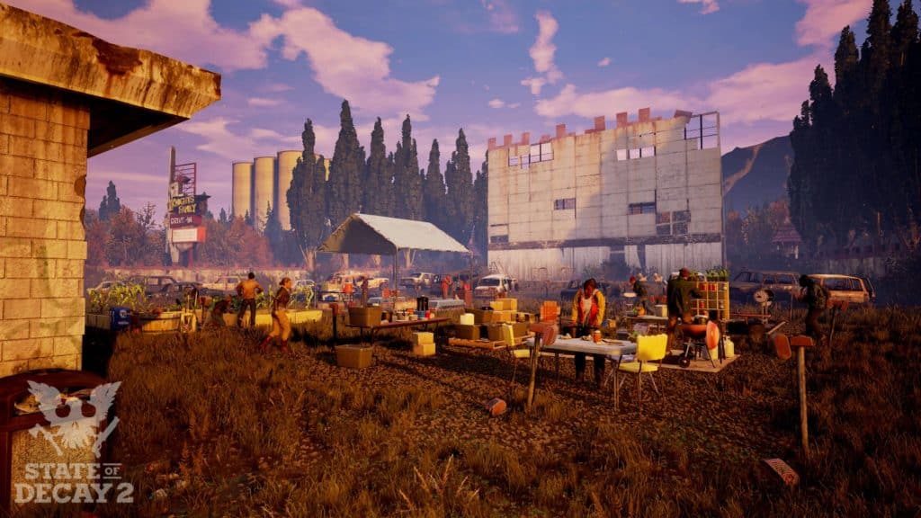 State of Decay 2 has asshole survivors that snore and are lazy