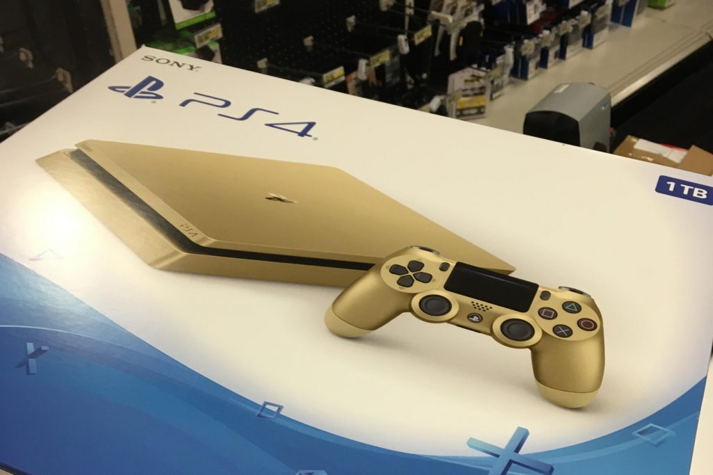 PS4 apparently coming in a tasteful gold colour