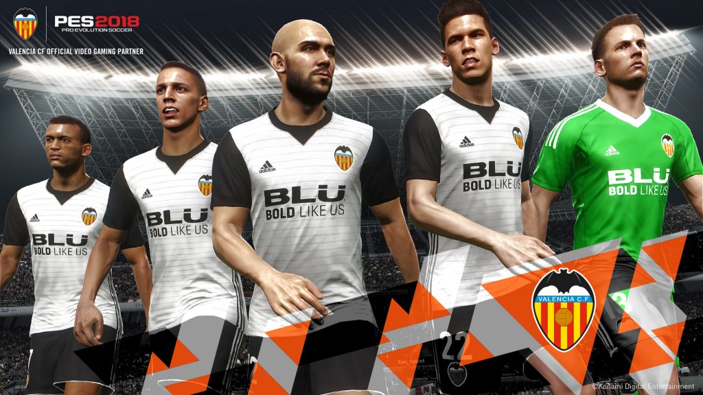 PES 2018 makes it official with Valencia CF
 partnership