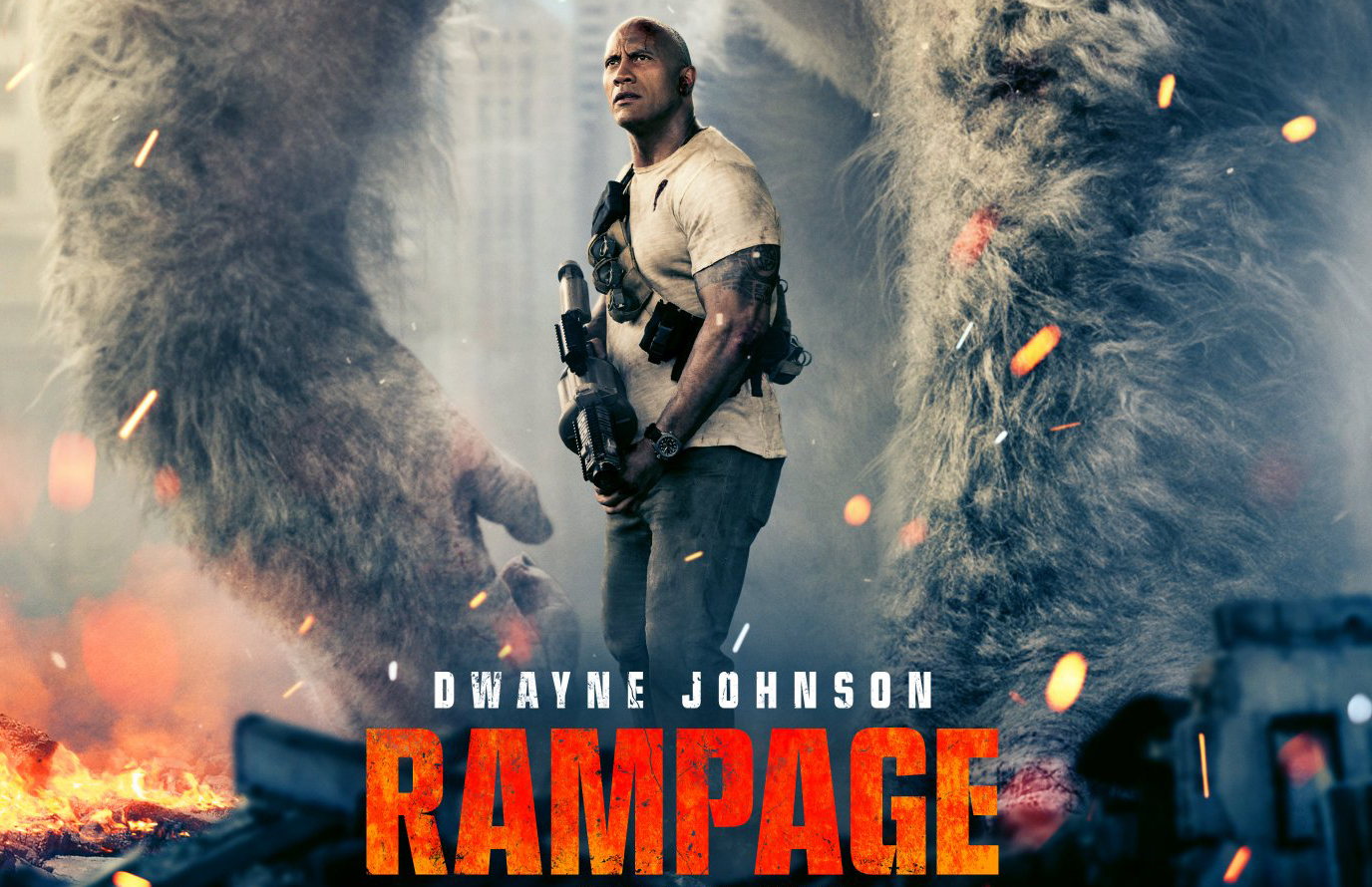 The Rock’s ready to Rampage in first trailer for the movie based on the games