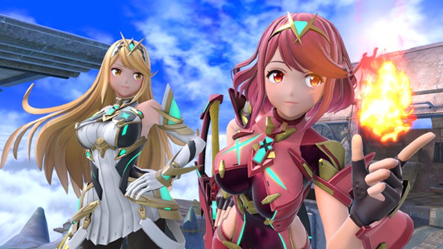 Super Smash Bros Ultimate welcomes Pyra & Mythra to the roster as the latest DLC fighters
