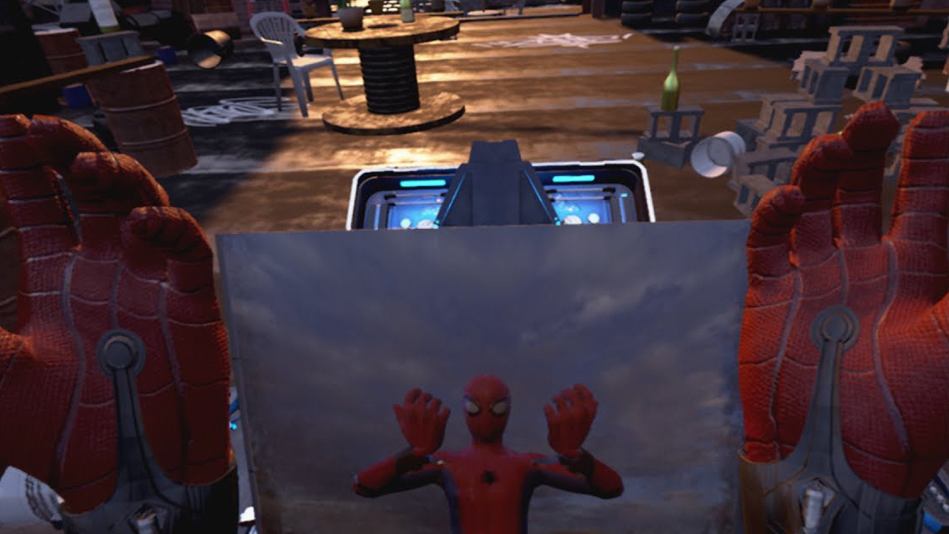 Vr пауки. Человек паук на ПС 4 ВР. Spider man Homecoming игра. Игра на VR человек паук ps4. VR игры про человека паука.