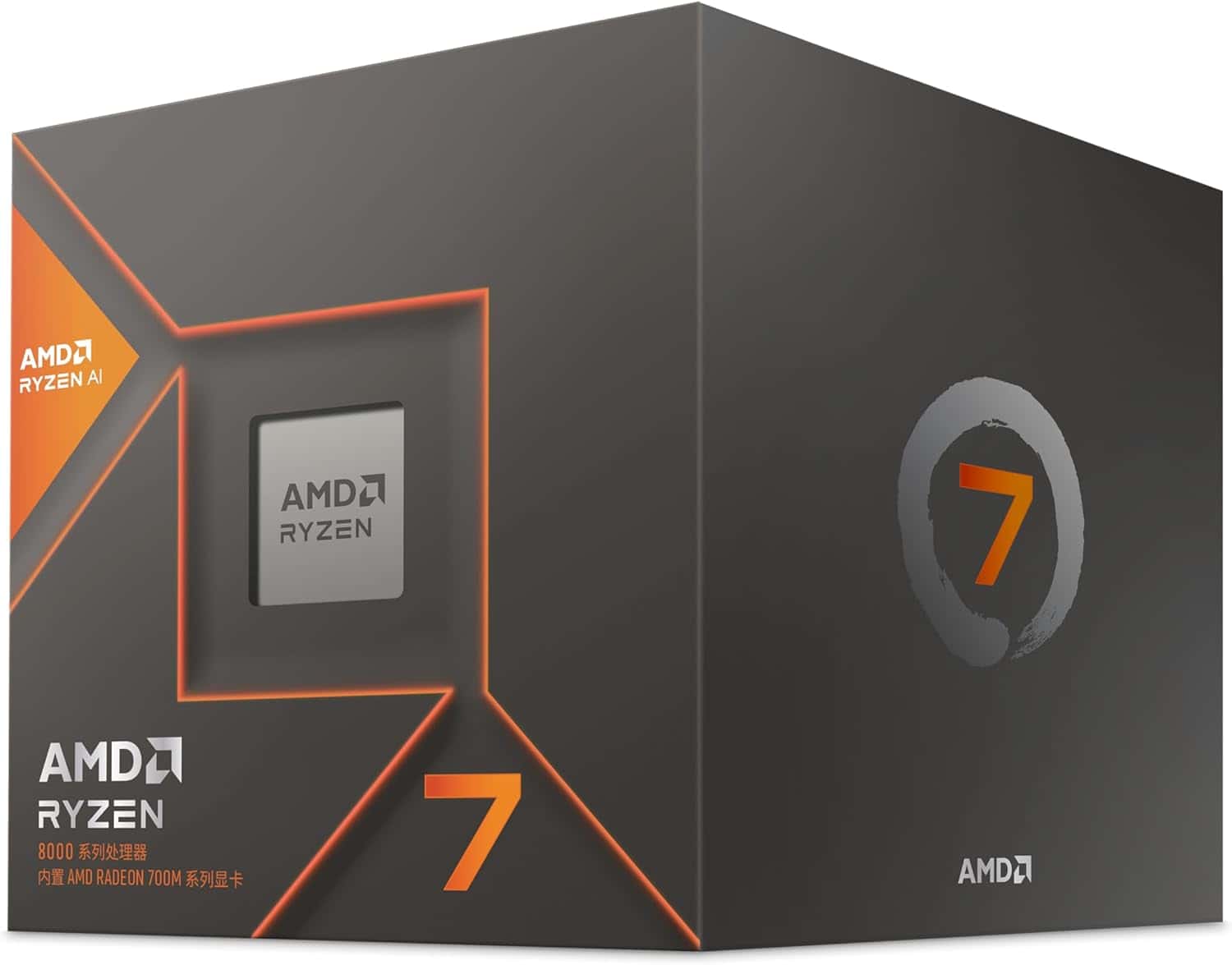 AMD Ryzen 7 8700G CPU box.