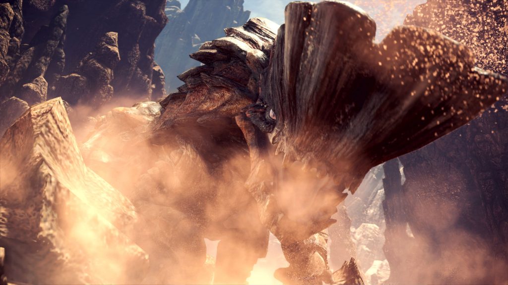 Final Fantasy’s Behemoth will rampage through Monster Hunter World next month