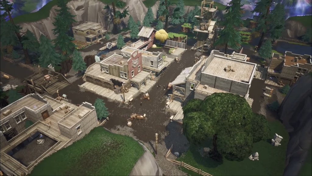 Fortnite update v10.00 sends players tumbling into the past with new Wild West zone