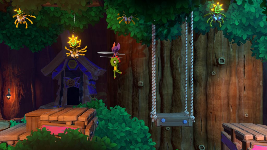 Yooka-Laylee and the Impossible Lair trailer has transforming levels