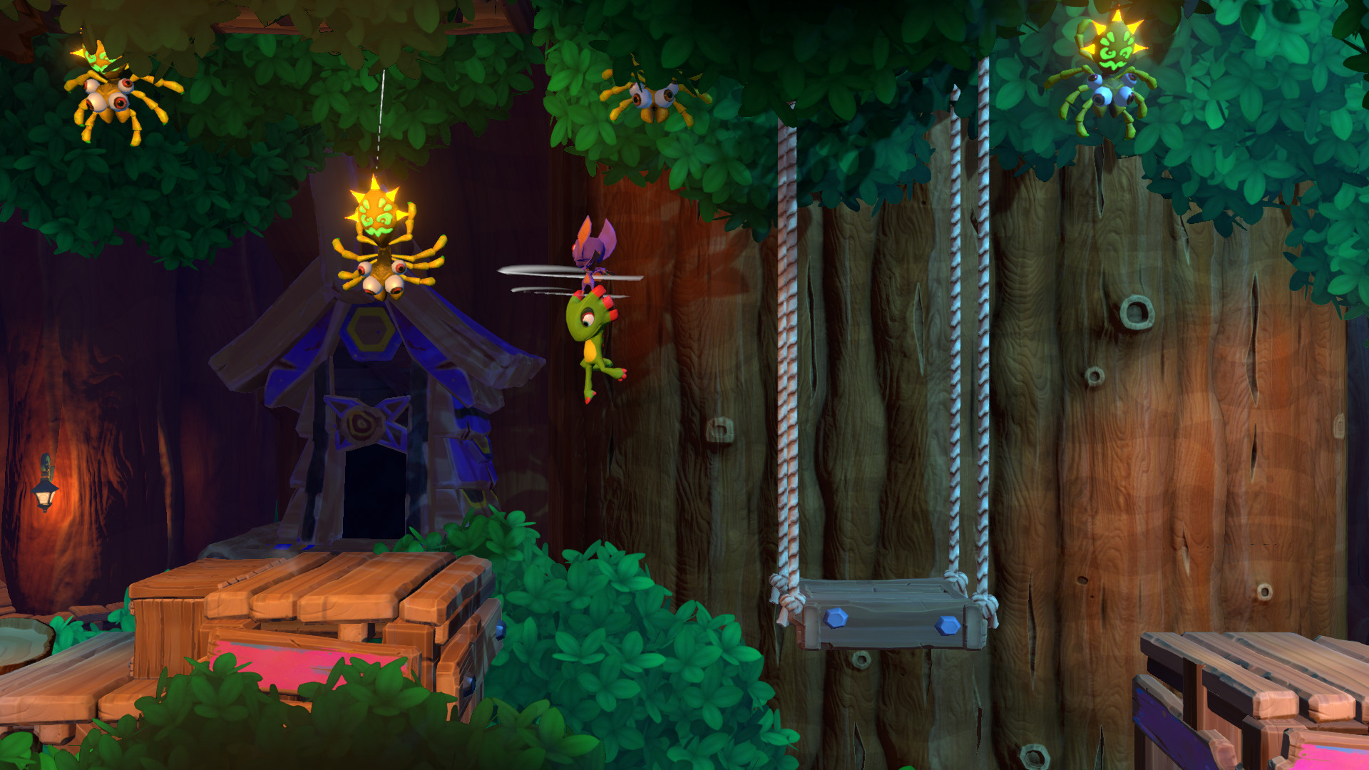 Yooka-Laylee and the Impossible Lair trailer has transforming levels