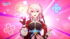 honkai star rail 2.4 release date - a woman with pink hair is surrounded by effects