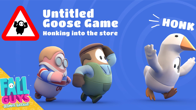 Fall Guys gets crossover with Untitled Goose Game
