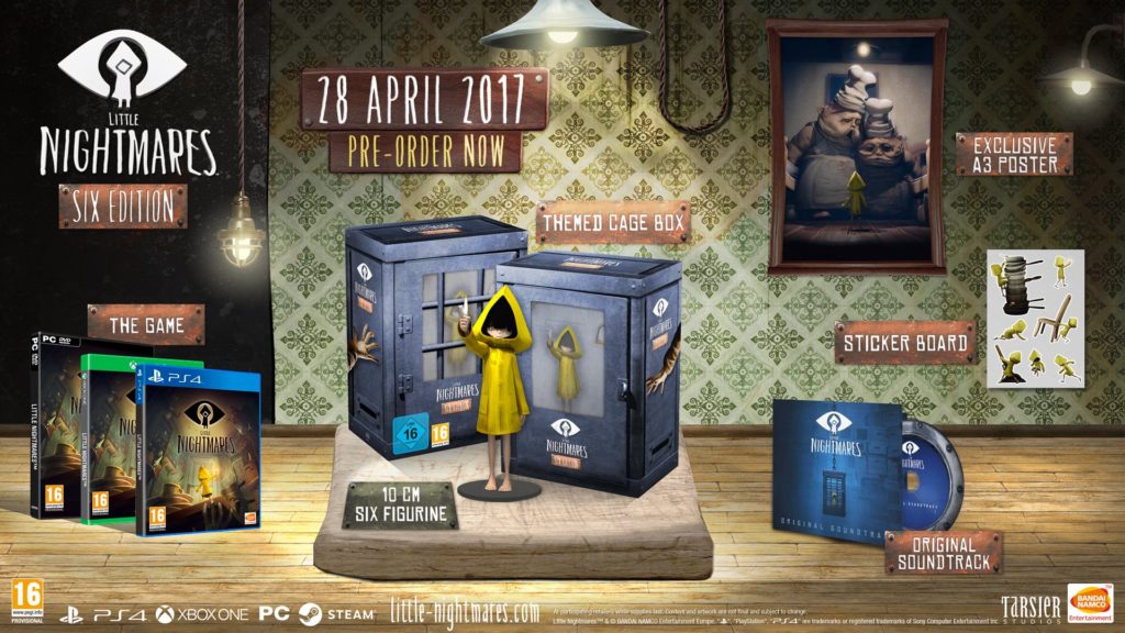 Little Nightmares will release April 28