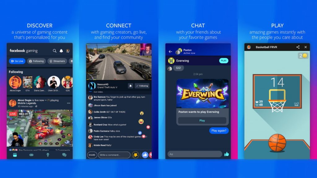 Facebook’s own gaming app rolls out to rival Mixer, Twitch, and YouTube