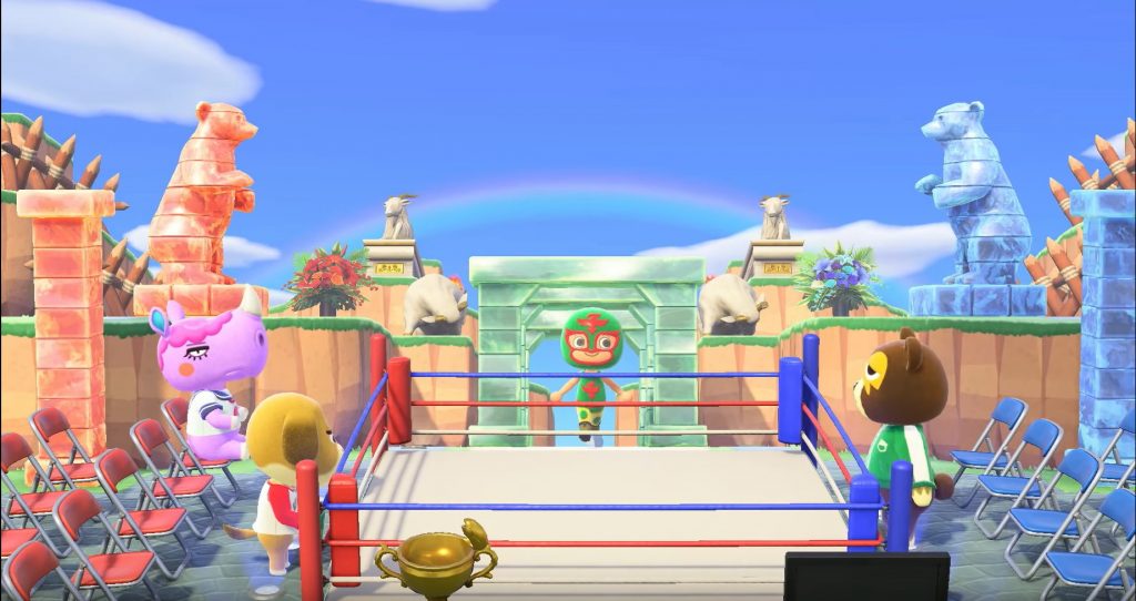 Animal Crossing: New Horizons trailer shows off a fairground, haunted mansion, and a wrestling ring