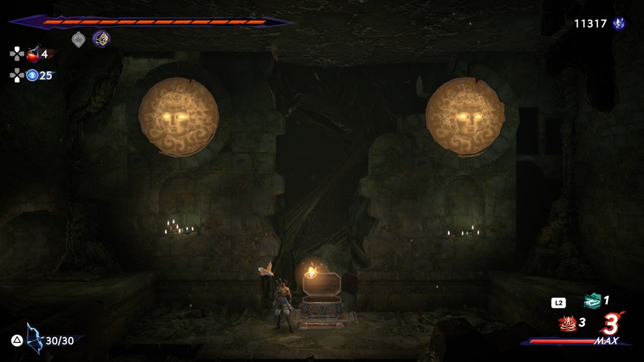 Dark Souls III - screenshot featuring the Lost Crown Architect puzzle location and solution.