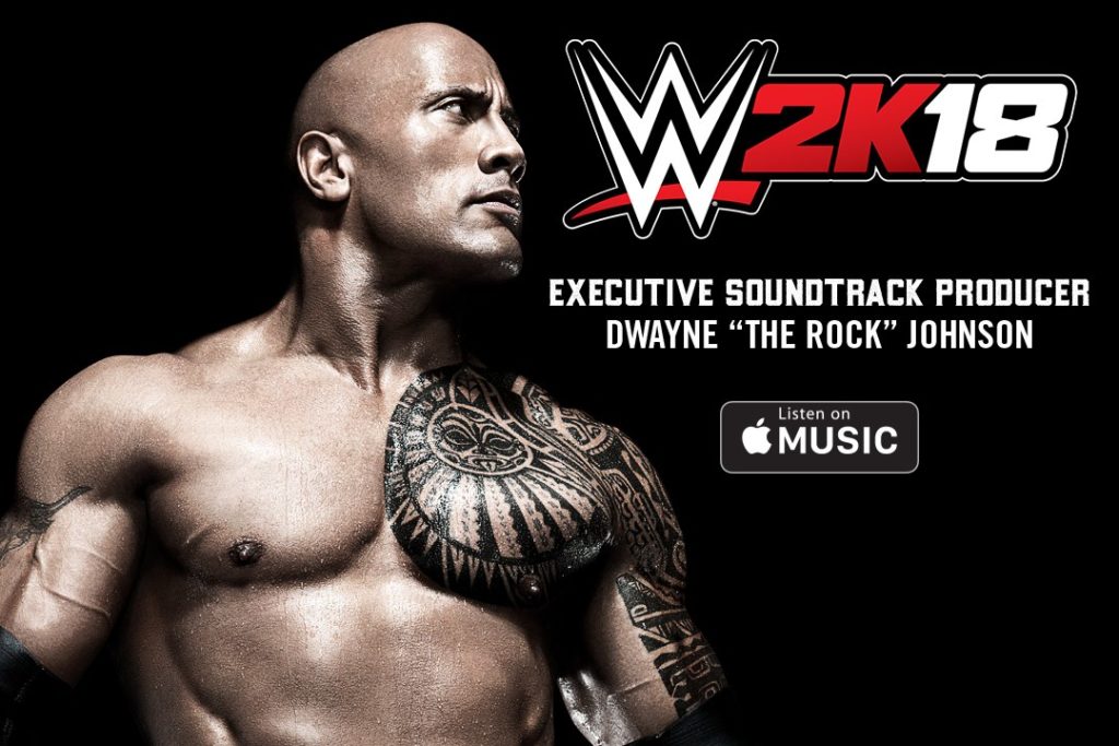 2K announces The Rock has meaningless ‘Executive Soundtrack Producer’ title on WWE 2K18