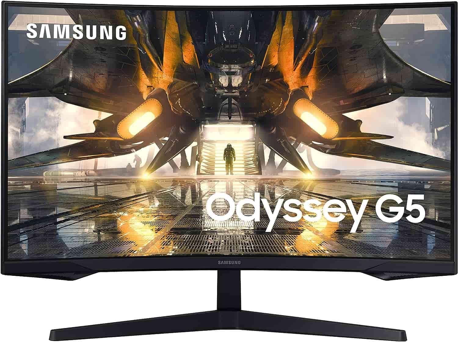 Samsung Odyssey G5 gaming monitor.