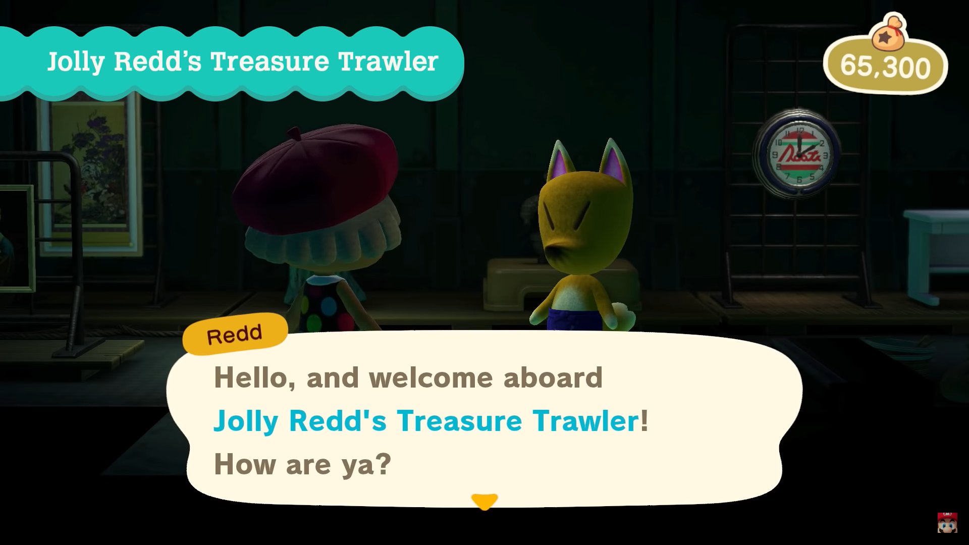 Animal Crossing: New Horizons adds Jolly Redd and the art gallery this week